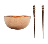Obotsnoi Miniature Tableware for Doll House Scene Display 1/12 Scale Metal Bowl Chopsticks Model Figure with Realistic Detailing Miniature Tableware Set
