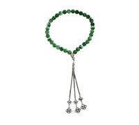 Obotsnoi Minimalist Prayer Beads Wristband Smooth Stones for Mindfulness and Spiritual Practice Natural Stone Rosary