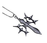Obotsnoi Modern Thorn Inspired Crosses Pendant Necklace Portable Stainless Steel Sturdy Designs for Everyday Wear Stainless Steel Crosses Pendant