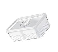Obotsnoi Multi Section Storage Solution For Spices Dry Food Transparency Divided Box Proof Clear Lid Organiser Multi Compartment Sealed Container
