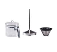 Obotsnoi Multifuntional Coffee Brewing Set Filter Glass Pots Accessories Maker Part for Model Filter