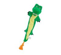 Obotsnoi Not Stuffing Plush Snake Shape Puppy Chew Toy With Crinkle Sound Strong Rope Pull Toy For Small Middle Large Dogs Gift Pet Training