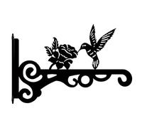 Obotsnoi Ornamental Metal Plant Hook Outdoor Indoor Decorative Holders Suitable for Hanging Plant Bird Feeders Patios Wall Accent Rustproof Decorative Holders for Patios