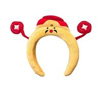 Obotsnoi Plush Dragon/Fortunes God Headband For Chinese Spring Festival Celebration Seasonal Holiday Women Face Washing Hairband Holiday Party Headband