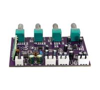 Obotsnoi Professional HIFI Outdoor Loudspeaker NE5532 Preamp Tone Board With 3 Band Balanced (Bass/Middle/Treble) Single Power Supply Preamp Board With Circuit
