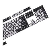 Obotsnoi Puddings Profile Keycap Full Set 122Keys 4 Side Light Transmission Durability Heat Sublimated for Mechanical Keyboards Colorful Backlight Keycaps