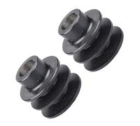 Obotsnoi Stable Performances 2pcs Belt Pulley For 168F 170F Engine 19/20mm Bore Double Grooves Pulley 54mm/56mm Outer Diameter Double Grooves A Belt