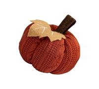 Obotsnoi Textured Crochet Fall Pumpkin Decoration For Shelf Or Windowsill Nonwoven Materials Seasonal Thanksgiving Gift Handmade Thanksgiving Party