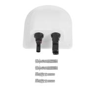 Obotsnoi Universally Campers Solar Panel Waterproof Housing Single/Double Hole Roof Wire Entry Glands Box Cable Entry Glands Waterproof