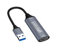 Obotsnoi USB Capturing Card For Video 1080P60 Output Metal Housing Not Delay Streaming Multiple Device Real Time Live Streaming Device