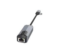 Obotsnoi USB3.0 C To Ethernet Adapters 5/2.5/1Gbps Fast Speed Wireds Networking Converters Stable Connection For PC Multiple USB Ethernet Adapters