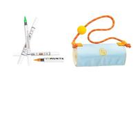 Obotsnoi Various Color Double Tip Art Markers Fast Drying With/without Drawing Book for Creative Hand Lettering Coloring Children ' s Watercolor Pen