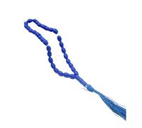 Obotsnoi Versatile Oval Muslims Prayer Bead Strands 33 Smooth Skin Friendly Beads for Jewelry Making and Home Decoration Acrylic Muzannu Bead