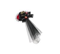 Obotsnoi Victorian Styles Small Top Hat With Industrial Gears Lace Detail And Chain Detail Punk Cosplay Headwear For Event Gear Headwear For Cosplays