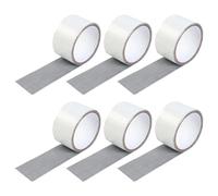 Obotsnoi Window Screen Repair Tape Strong Adhesive Meshes Patches Tape 6 Rolls Repairs Kits For Window Or Door Screens Strong Adhesive Patches Repair Kits