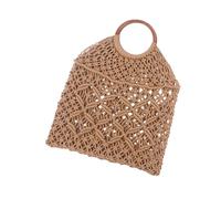Obotsnoi Women Bag Handwoven Travel Cotton Rope Beach Fashionable Vacation Daily For Everyday Women Beach Handwoven Travel Fashion Handbag Cotton Rope Vacation