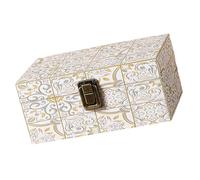 Obotsnoi Wood Jewelry Storage Solution Fastening Systems Small Space Saving Design Elegant Rings Holder Wood Texture for Jewelry Vintage Jewelry Box