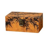 Obotsnoi Wood Jewelry Storage Solution Fastening Systems Small Space Saving Design Elegant Rings Holder Wood Texture for Jewelry Vintage Jewelry Box