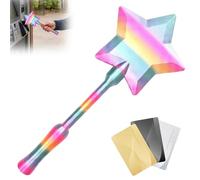 OBOVO Credit Card Wand, 3D Printed Magic Wand to Pay with Secure Slot, Tap to Pay Wands, Fun Gradient Colour Contactless Payment Wands for Transit Pass and Access Badge