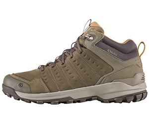 Oboz Sypes Mid Leather B-Dry Hiking Shoe - Men's, Cedar Brown, 9 Wide