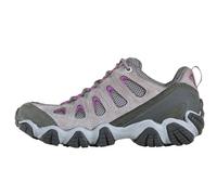 Oboz Women's Sawtooth II Low Waterproof Hiking Boot, Pewter/Violet, 5.5 UK