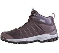 Oboz Women's Sypes Mid Leather B-Dry Waterproof Hiking Shoe, Peppercorn, 4 UK