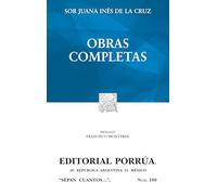 Obras completas de Sor Juana Ines de la Cruz
