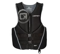 O'Brien Men's Traditional Neoprene USCGA Life Jacket, Black, Large