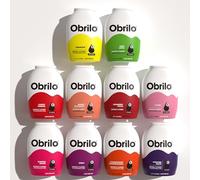 Obrilo Water Enhancer Liquid Flavoring Drops - ZERO Sugar/Calorie, Dye Free, Naturally Flavored Drink Syrup, 2.0 fl oz x 10 Bottles for Kids & Adults (Variety 10 Pack)