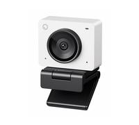 OBSBOT Meet 2-4K Webcam for PC with 1/2" Sensor, AI Framing & Autofocus, Beauty Mode, Lightweight, Gesture Control, HDR, Dual Microphone, 60 FPS, Web Cam for Streaming, Meeting, Gaming. (Cloud White)