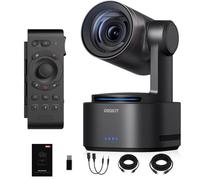 OBSBOT Tail 2 with Remote Control 4K PTZR NDI Camera 60fps, 5X Optical Zoom, AI Auto Tracking, 1/1.5 Inch 50MP, HDMI/SDI/USB/IP Multi Output, for Live Events in Church Service