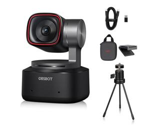 OBSBOT Tiny 2 AI-Powered PTZ 4K Webcam 1/1.5" CMOS