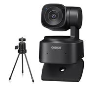 OBSBOT Tiny SE Webcam for PC, Full HD 1080P 100FPS USB Web Cam with AI Tracking, Microphone, Tripod, Staggered HDR, Dual ISO, Plug&Play Streaming Camera for Laptop/Desktop, Video Calling, Conferencing