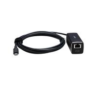 OBSBOT USB-C to Ethernet Adapter, 10 100 Mbps, Power over Ethernet (PoE) Support, Dual Ethernet and USB-C Interface, Compatible Tail Air, Macbook, PC, etc.