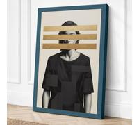 Obscured Identity Modern Canvas Wall Art Print 36x24 Inch (91 x 61 cm)