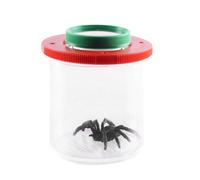 Observation Container | Live Caterpillars Butterfly Cage Observation Box | Magnifying Viewer Box Spider Collector Cup Microscope Magnifying Loupe For Kids
