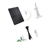 Observation Device Solar Panel 5W ABS Housing Weather Resistant Simple Mounting Denial Tools Solar Panel Install