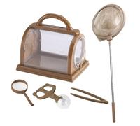 Observation Kit - Outdoor Exploration Educational Set Portable Nature Study Container Transparent Habitat with Magnifying Lid | Interactive Discovery Toy for