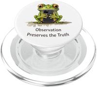Observation Preserves the Truth Frog Observer PopSockets PopGrip for MagSafe