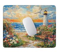 Observation Tower Mouse Mat - 11.42 × 9.45 in, Gaming Mouse Pad g-570 | With Anti-slip Rubber Base, Easy Gliding Mousepad, Spill-Resistant Surface, Small Desk Mat, Home Office Accessories Mousemat