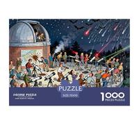 Observatory Stargazing Night Disaster Wooden Jigsaw Puzzle Waterproof 1000 Piece Puzzles for Adults Colourful Educational Games