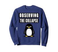 Observing The Collapse Nihilist Penguin Sweatshirt
