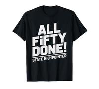 Obsessed State Highpointer Who Summited Highest Point Fifty T-Shirt