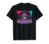 Obsessed with Learning Automation Value Graphic T-Shirt, Men, Black, L