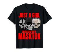Obsessed with masktok booktok reading books romance women T-Shirt