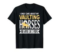Obsessed with Vaulting Horses More Than People T-Shirt