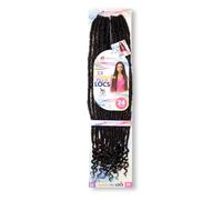 Obsession 2X Hawaiian Nu Locs Crochet Braid Hair, 24 Inch (4) | Pre-Loop Latch & Hook, Curly Ends, Multiple Colours Available, Synthetic Braiding Hair, Faux Locs Style