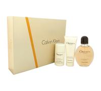Obsession by Calvin Klein for Men - 3 Pc Gift Set 4oz EDT Spray, 2.6oz Deodorant Stick, 3.3oz After Shave Balm
