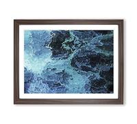Obsession In Abstract Modern Art Framed Print | A4 Walnut Framed Wall Art | Ready to Hang | Abstract Fantasy Picture | Living Room Bedroom Lounge Office