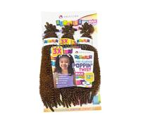 Obsession Kiddies Pre-Fluffed Poppin Twist, Bulk, 12 Inch, Crochet & Latch Hook, Flame Retardant Color 30